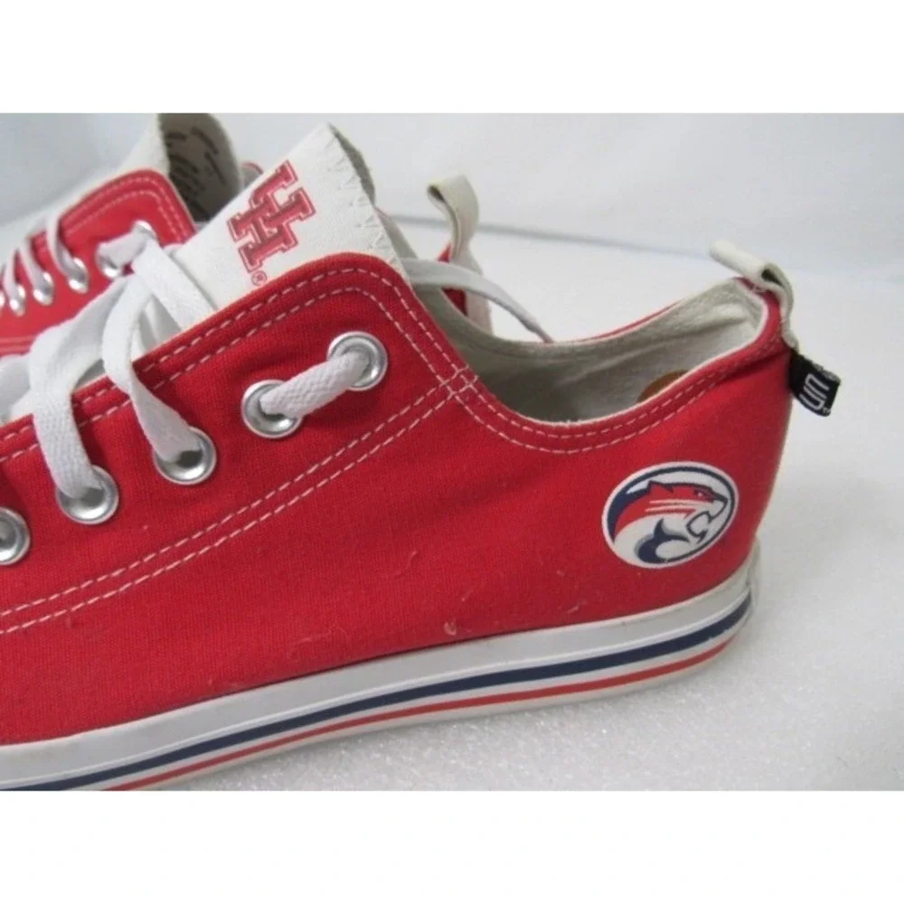 SKICKS Houston Cougars‎ Red White Low-Top Shoes M9 W11